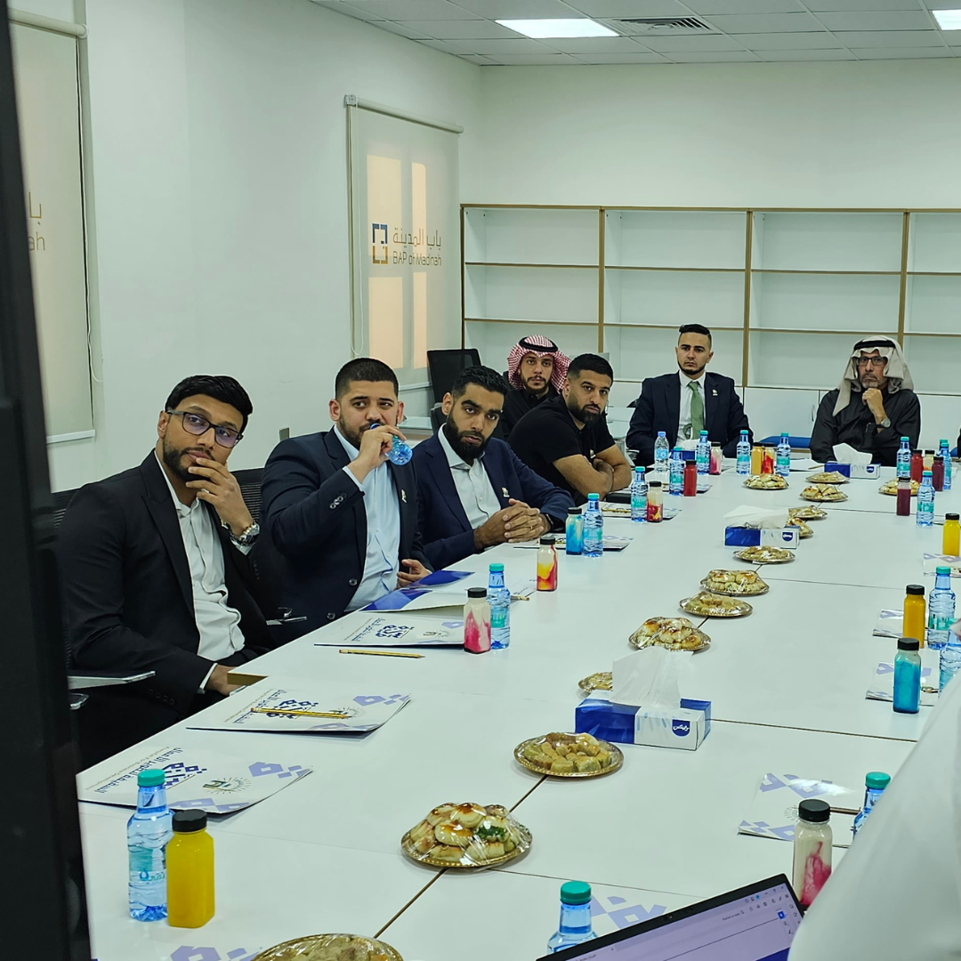 Muslim entrepreneur reviewing investment plan
