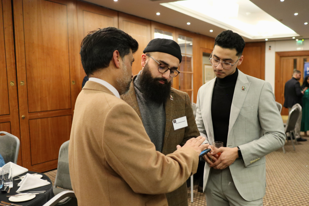 Muslim entrepreneur receiving guidance from a mentor